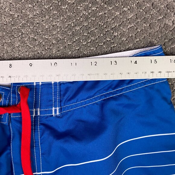 686 Six Eight Six Board Shorts Men's 32 Swim Trunks Red White Blue American Flag - Picture 9 of 13